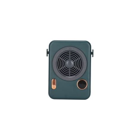 Ventilateur de poche portable mini avec écran intelligent et port USB, idéal pour le camping, le bureau et les voyages. (1/5)