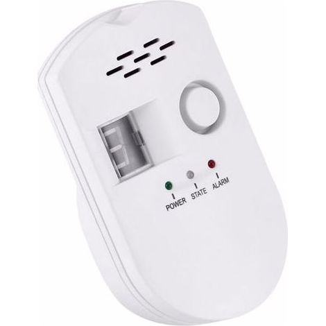 Détecteur de gaz LPG City Gaz Naturel méthane Propane Butane Alarme enfichable avec Affichage numérique pour la Maison, avec caractéristiques : Détecteur (1/5)