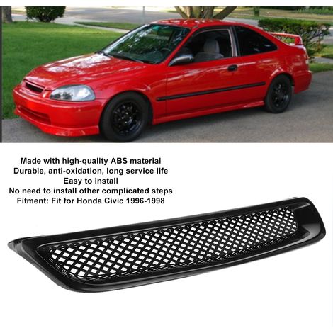 Frontgrill-Lufteinlassgitter passend für Honda Civic 9698 JDM TypeR Style (1/5)