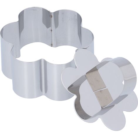 Moule à gâteau mousse en acier inoxydable, trancheuse, couteau de cuisine, plaque de cuisson, ustensiles de pâtisserie, accessoires pour salades, conseils et décorations de pâtisserie (1/5)