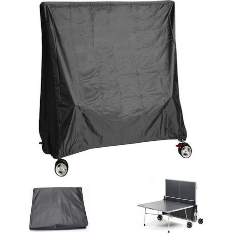 Housse de table de ping-pong imperméable et résistante aux UV 165x70x185 cm (1/5)