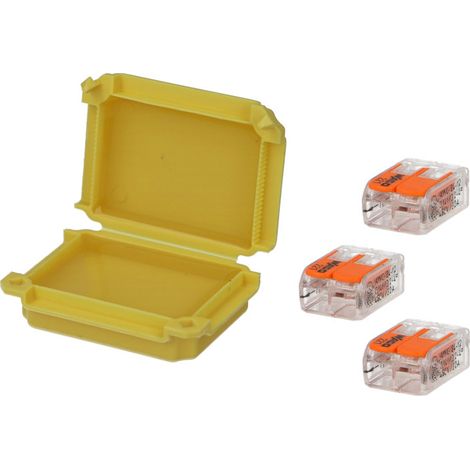 Boite de jonction isolante "gel" avec 3 bornes Wago 2 entrées