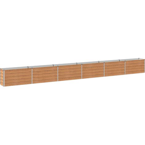 Jardin surélevé Chêne Brun 600 x 40 x 55 cm vidaXL