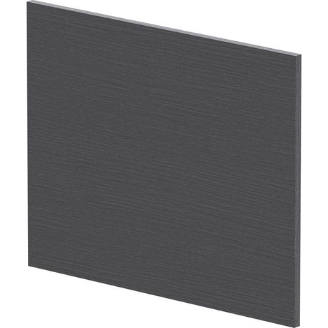 Nuie Graphite Grey Woodgrain 700mm Shower Bath End Panel - MPC2231