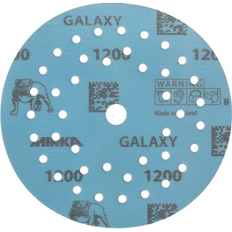 Disco abrasivo adesivo GALAXY Grip Multifit 125mm K.1200 f.HO/metallo/lacca/co. (Per 50)