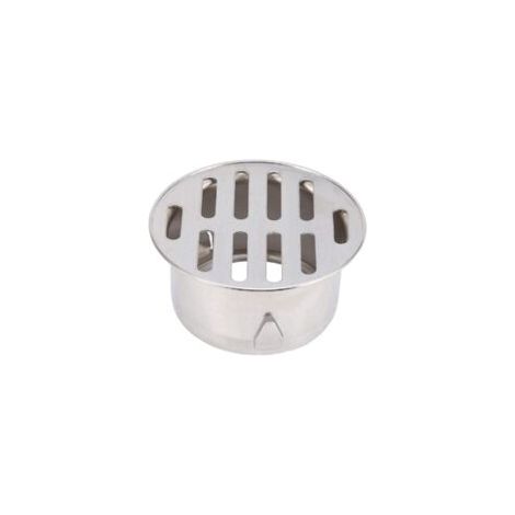 Siphon de toit en acier inoxydable - siphon de balcon rond - siphon extérieur anti-colmatage à grand déplacement (1/5)