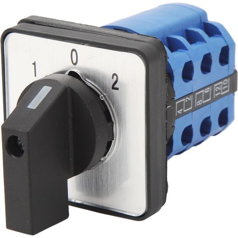Sélecteur universel à 3 positions pour alimentation double (220 V CC / 380 V CA). (1/5)
