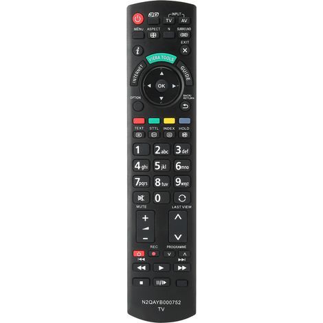 Ersatzfernbedienung für LCD-Fernseher, hohe Empfindlichkeit, 10 m Reichweite, kompatibel mit N2QAYB000752 (1/5)