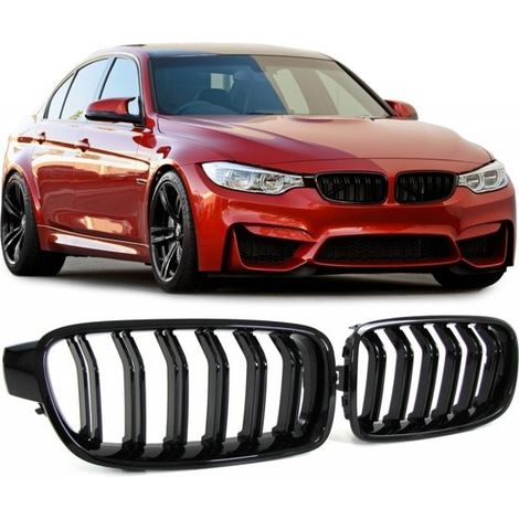 Parrilla deportiva negra brillante BMW 3ER F30 F31 (1/3)