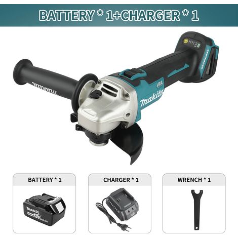 Tronçonneuse Meuleuse 18V Makita DGA404 125mm Brushless LXT - Kit avec Batterie (1/5)