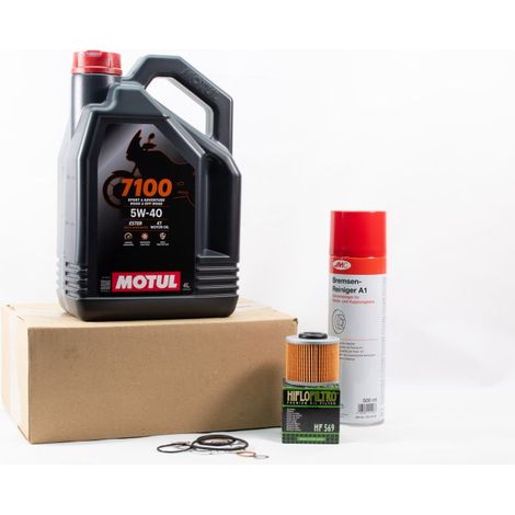 Kit Entretien Vidange Standard pour MV AGUSTA STRADALE 800 de 2015 à 2016 - MOTUL 7100 5w40 4L