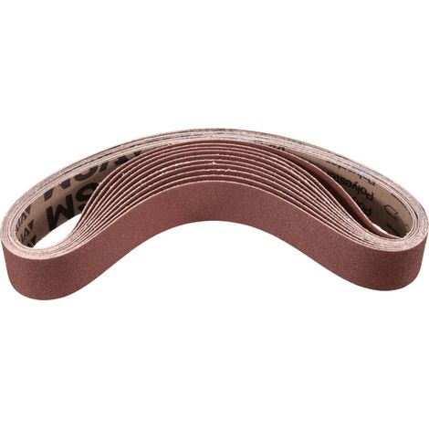 PFERD TOOLS Korund Schleifband BA 40x820 mm A80 für universelle Anwendung mit Rohrbandschleifer 10 Stk (1/5)