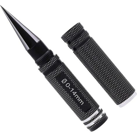 Trou Perforateur Carrosserie Shell Ouvre-Trou Alésoir Extensible Perceuse Outil de Bricolage avec Indicateur de Taille (1/5)