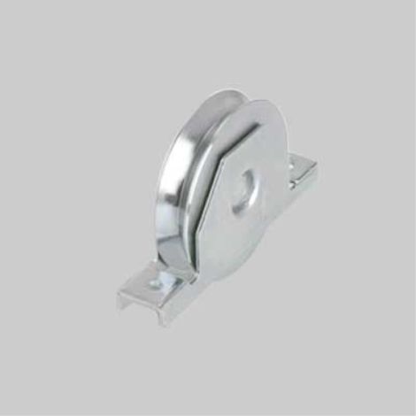 Ruota con supporto interno per cancelli gola y a cuscinetti 120 mm (1/2)
