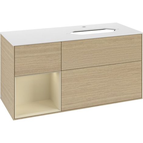 Villeroy & Boch F271HJPC Meuble sous-lavabo Finion F27 (1/2)