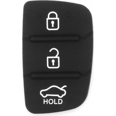 I pulsanti in gomma per il telecomando della chiave Hyundai KIA tengono (1/2)