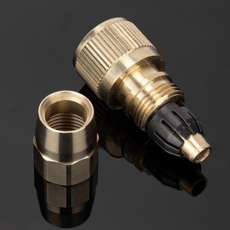 Raccord de Tuyau Extensible Adaptateur Tuyaux en Laiton (1/4)