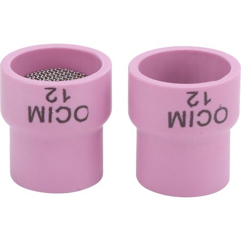Ensemble de buses de soudage en céramique rouge n° 12, accessoires pour outil de soudage refroidi par air WP-17/18/26 (1/5)