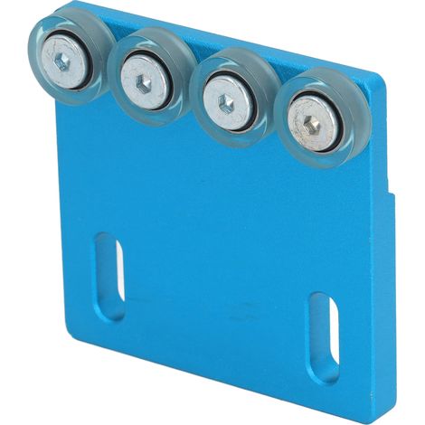 Roue auxiliaire pour plaqueuse de chants, roue de guidage d'alimentation à plaque étroite, accessoires pour plaqueuse de chants, 4 rouleaux de 8,8 cm (1/5)