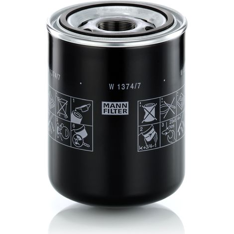 Filtro olio W1374/7 mann