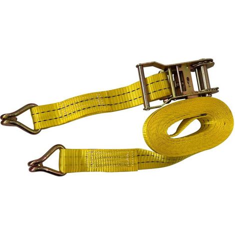NASTRO DI ANCORAGGIO AD UNCINO mt. 6 x mm 38 - giallo