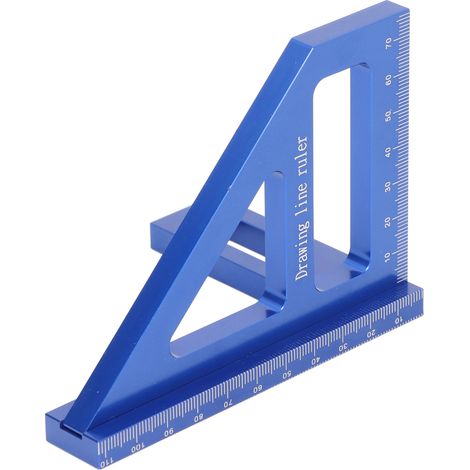 Winkelmesser 45°/90° – Präzise und effiziente Messung – Aus Aluminiumlegierung – Gehrungslehre für die Holzbearbeitung (1/5)