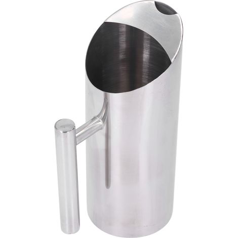 Wasserkrug aus Edelstahl 304, 1 l, gerade Teekanne, Eisbehälter für die Bar, Kaltbrüh-Kaffeemaschine (1/5)
