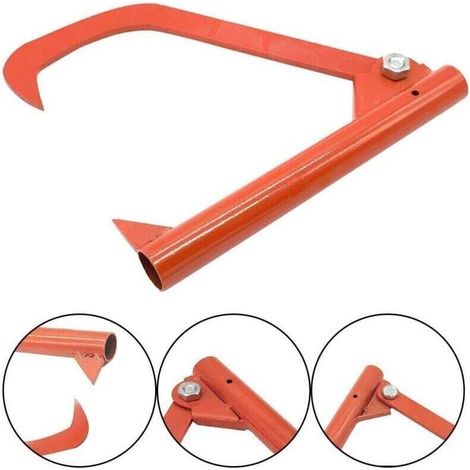 Outil de journalisation du Bois Outils de journalisation, Outil d'exploitation forestière en bois, levier d'abattage en acier durable pour terrasse, maison et bûcheron pour outil (1/3)