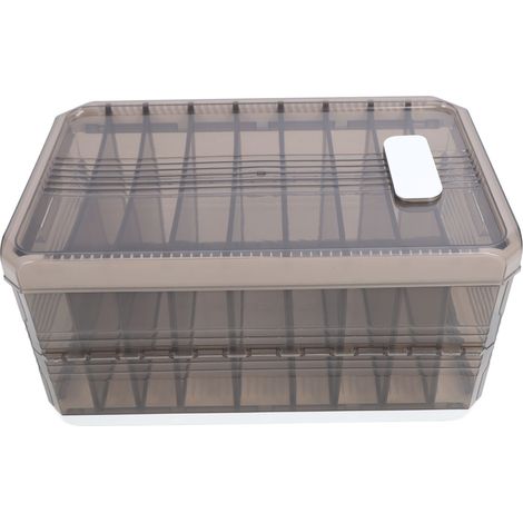 Boîte de Rangement Vêtements Grande Taille avec Couvercle - Organisateur Penderie 9 Cases - Caisse Pliable pour Vêtements (1/5)