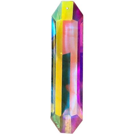 Pendentifs en cristal coloré, gouttes, prismes, prismes en verre suspendus, attrape-soleil, décoration pour la maison ou la voiture - 8
