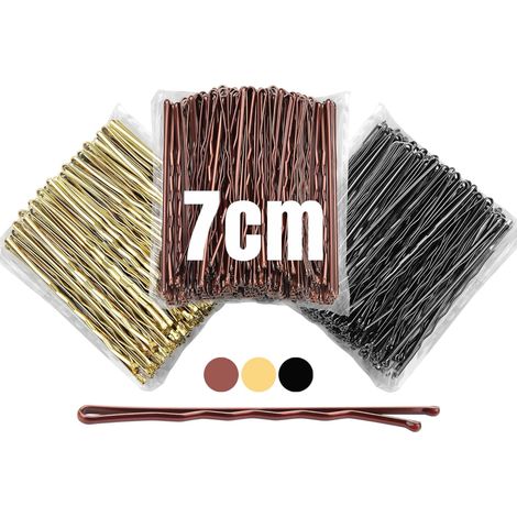 150 Pièces Pince Cheveux Noires/Blondes/Brune 7cm Épingles Cheveux (1/5)