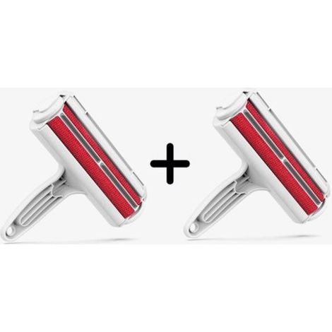 Brosse anti-poils d'animaux de haute qualité - Lot de 2 - Brosse anti-peluches pour poils de chien - Brosse pour la mue (1/5)