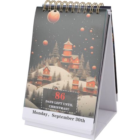 100-Tage-Weihnachtskalender mit niedlichen Weihnachtsmotiven für Kinder, Weihnachtsdekoration und festlichem Countdown (1/5)