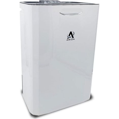 Déshumidificateur dessiccant 9L/jour – Niveau sonore 40dB – Pour surfaces jusqu'à 45m² – Fonction sèche-linge et ionisation – Air&Me (1/5)