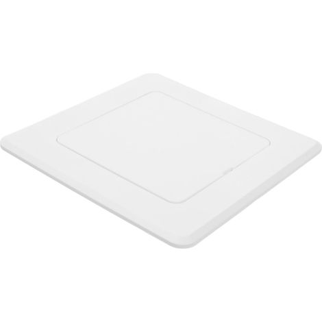 Panneau D'accès - 1 Unité - Plastique Abs Blanc - Résistant Aux Chocs - Pour Plomberie Et Électricité - 20x20 Cm (1/5)