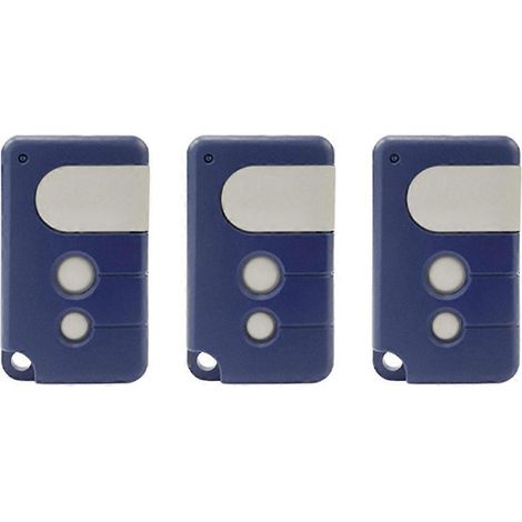 3er-Pack Garagentor-Fernbedienungen 433,92 MHz, kompatibel mit 3-Tasten-Öffnern