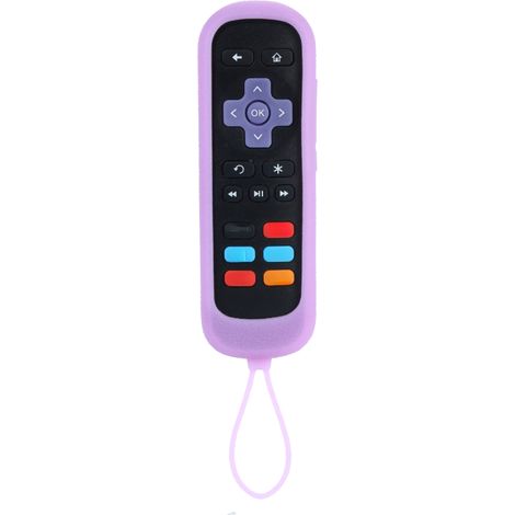 Funda de silicona iluminada y antimanchas para mando a distancia de TV de marcas como TCL, Hisense, Onn, Sharp, Element, Westinghouse, Philips, Insignia, JVC, RCA, Hitachi y Sanyo Roku (multimarca).