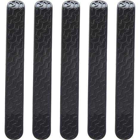 de 5 baguettes décoratives noires pour poignées de porte (1/4)