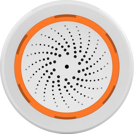 1 Stück Intelligenter Ton- und Lichtsirenensensor Smart Life Home Security System für