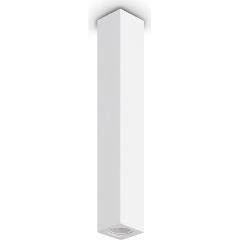 Ideal Lux Plafoniera moderna Look 1 luce GU10 gesso