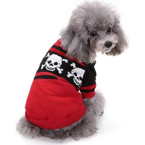 Suéter de Halloween con calavera para mascotas, ropa para mascotas, perro (1/5)