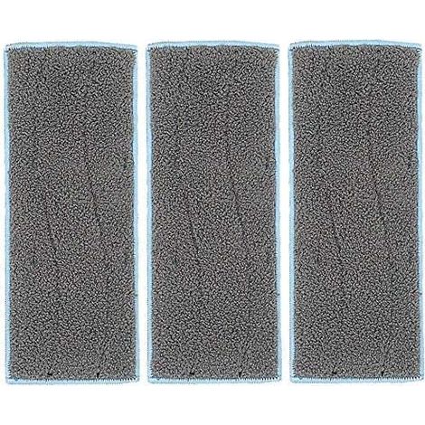 Lot de 3 tissus de nettoyage lavables de rechange pour aspirateur robot iRobot Braava Jet M6-Fei Yu (1/5)