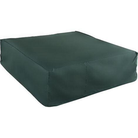 Large Patio Garden Furniture Set Cover 600D Oxford Square Waterproof, 230 x 230 x 70 cm, Green
