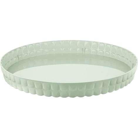 Mauvegrünes rundes Tablett von Tiffany (1/3)