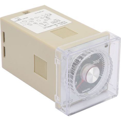 Thermostat numérique de type K E5C2-R20K220VAC, régulateur de température à point d'entrée 0-400 °C (1/5)