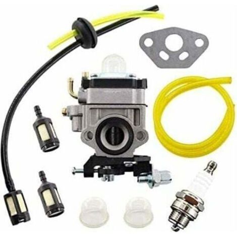 Kit de Carburateur pour Débroussailleuse AL-KO Alko, Modèles BC410, BC4535, BC4125, avec Tuyau et Filtre à Essence.-INHHUB (1/5)