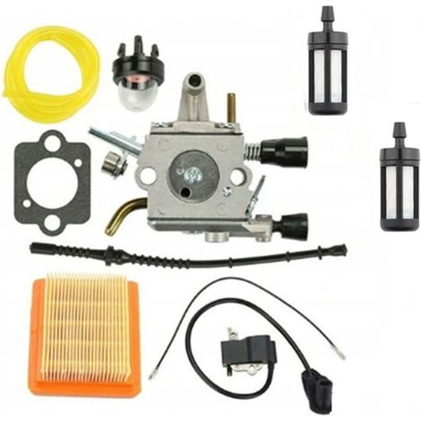 CSPARKV Carburateur avec filtre à carburant tuyau de carburant filtre à air pour Stihl FS120 FS200 FS250 FS300 FS350 FS400 FS450 FS480 débroussailleuse (1/4)