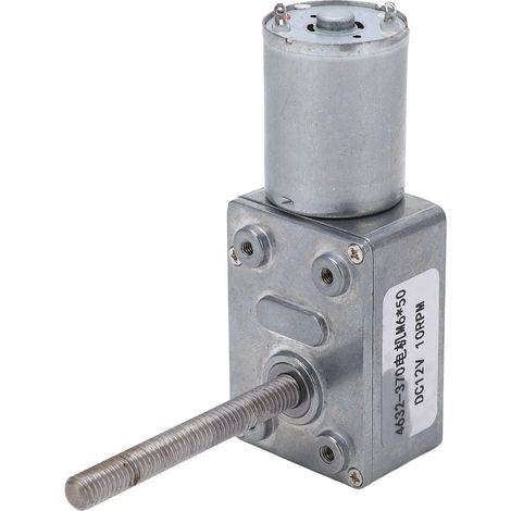 12V 10RPM Gleichstrom-Getriebemotor, Hochtemperatur-Untersetzungsgetriebe, robuster Elektromotor, Ersatzteil für Automatisierung und Heimwerkerprojekte. (1/5)
