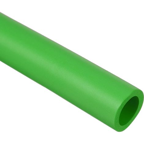 Tuyau en Mousse Isolante pour Tuyauterie, 1"ID x 3.28Ft Couverture en Mousse pour Tuyau pour Poignée Support Unité AC Machine d'Exercice Barre de Toit, Vert (1/5)