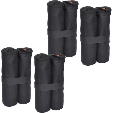 Vaunt Pack of 4 Gazebo Weights Premium Sand Bag Heavy-duty Pole Parasol Weights (1/5)